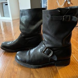 Black Frye Boots.